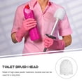 thumbnail image 4 of 3 Pcs Toilet Replacement Brush Head Heads Bowl Household White Plastic, 4 of 6