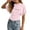 1-Pink, variant on Kids T Shirts Short Sleeve Crew Neck Shirts Ruched 9-10 Years Girls Clothes