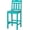 Aruba, variant on NALONE Outdoor Bar Stool, HDPE Tall Adirondack Style Bar Chair, Weather Resistant Bar Height Chair for Balcony, Garden, Yard and Backyard(Aruba, 2 Sets)