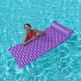 thumbnail image 3 of Cama Montable Flotador Inflable Morado Bestway Plástico Resistente Enrollable, 3 of 4
