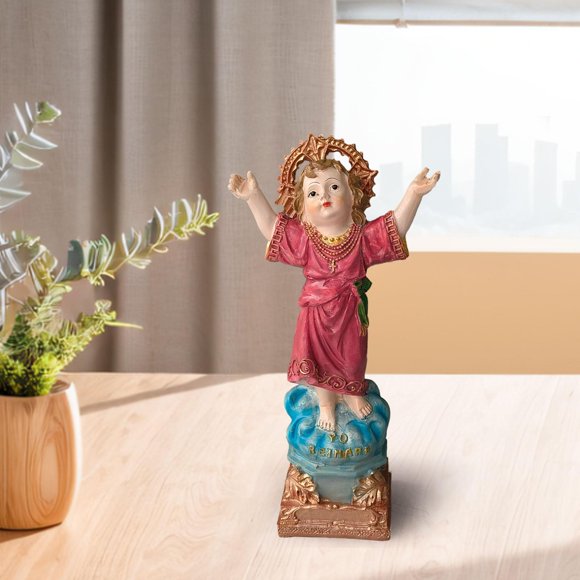 BELOVING Divino Nino Jesus Figures Décoration de Noël pour Armoire de Salon