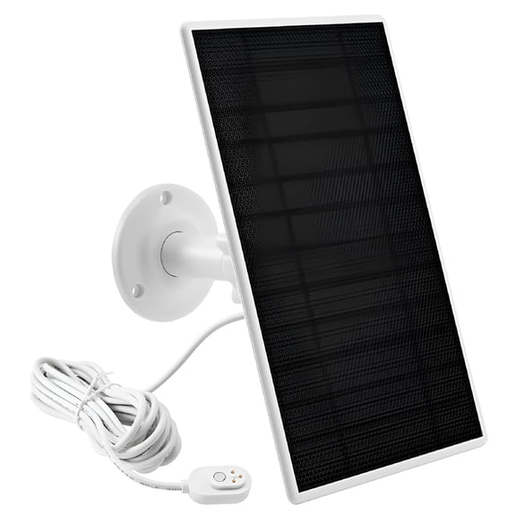 GJX 5W Solar Panel for Arlo Pro 5S 2K/3/4 for Ultra 2 IP66 with 4M Charging Cable 6V