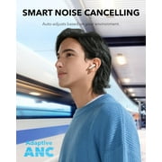 Soundcore P40i Noise Cancelling Wireless Earbuds, Adaptive ANC, 60H Playtime, Heavy Bass, 2-in-1 Case Phone Stand, IPX5, Wireless Charging, Bluetooth 5.3