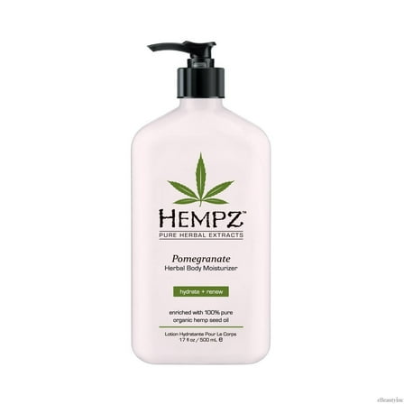 Pomegranate Herbal Body Moisturizer by Hempz for Unisex - 17 oz Lotion