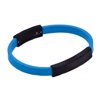Arista Men's Blue Leather Bracelet in Black Plated Solid Stainless Steel, 8"