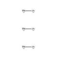 thumbnail image 3 of Qarigey Anillos para pezones, accesorio de joyería para mujer, hermosa decoración de Piercing, Piercings para el cuerpo con barra en forma de corazón Type1 NO1 Qarigey CBP223665, 3 of 6