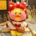 thumbnail image 4 of 30cm Pato Plush Lalafanfan Duck Cute Stuffed Toys yellow Duck Hug Flifan Duck Kawaii Plushes Animal Plushies Pillow Soft Toy, 4 of 9
