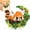 Red Panda, variant on Red Panda Mini Building Blocks with Flowers for Teens,Flowers Mini Building Set,Animal Micro Building Kits,Home Office Décor Gift for Adults and Teens