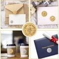 thumbnail image 4 of Bee Gold Foil Embossed Stickers 2" Self Adhesive Envelopes Seals Round Labels, 4 of 6