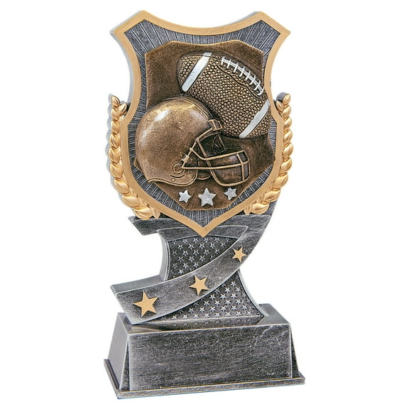 Shield Football Resin Trophy