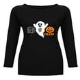 thumbnail image 2 of Tunique à Manches Longues pour Femmes T-Shirts d'Halloween Blouse Ample Chandail Décontracté Hauts, 2 of 2