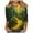 Multicolor#04, variant on 3/4 Sleeve Tops for Women Cute Summer Floral Printed Three Quare Legnth Sleeves Basic Crewneck Tunic Blouse Loose Oversized Dressy Casual Graphic T-Shirts Multicolor#01 XL