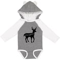 thumbnail image 3 of Inktastic Pennsylvania Black Deer Silhouette Boys or Girls Long Sleeve Baby Bodysuit, 3 of 5