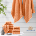 thumbnail image 3 of Casa Platino 100% Ring-Spun Cotton Towels Bathroom Sets Of 24 – 2 Bath Sheets, 2 Gym, 2 Bath, 4 Fingertip, 6 Hand, 8 Washcloths, Hotel-Quality Softness for Daily Living – Peach Fuzz, 3 of 9