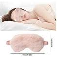 thumbnail image 7 of 4-Pack New Faux Fur Eye Mask Soft Plush Nap Eyeshade Sleeping Blindfold Satin Back, 7 of 7