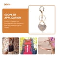 thumbnail image 5 of unbranded  Rhinestone Love Lock Keychain Keychains Women Kawaii Delicate, 5 of 8