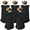 Black, variant on Spandex cocktail tablecloth, suitable for high top dining tables, bars, weddings, parties, and banquets as an elastic tablecloth. Different colors to choose from