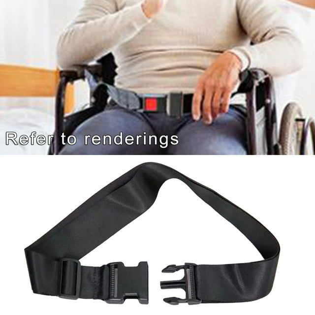 Cinturón de restricciones de asiento de silla de ruedas, silla de arnés duradero cinturo para pacientes y ancianos - Macarena Cinturón de seguridad para sillas de ruedas