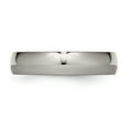 thumbnail image 3 of Chisel Titanium Polished 5mm Half Round Band, 3 of 7