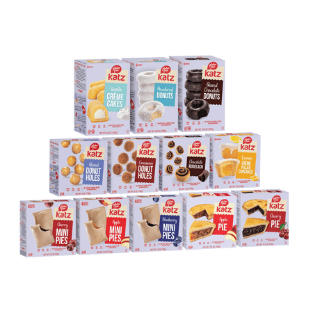 Katz Gluten-Free Sweets - 12 Pk | Gluten-Free Dairy Free Nut Free Soy Free Kosher| 12 Pack