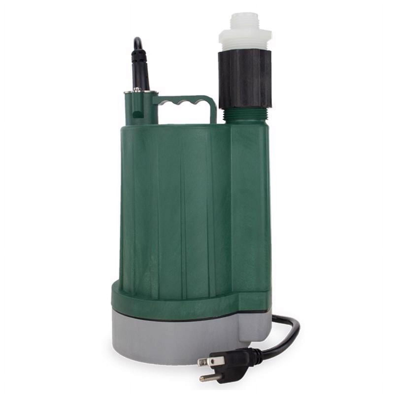 Zoeller 4012675 0.3 HP 2400 GPH Thermoplastic Electronic Switch Bottom AC Submersible Utility Pump