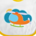 thumbnail image 4 of Inktastic Helicopter for Boys Boys Baby Bib, 4 of 4