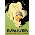thumbnail image 2 of Vintage Elephant 23x32 White Modern Wood Framed Museum Art Print Titled - Banania Exquis Dejeuner Sucre, 2 of 4