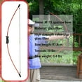 thumbnail image 2 of Runzkzy Beginner Teenagers Hunting and Shooting Bow Arrow Crossbow Target Suction Cup Package Teenagers Small Bow Package, 2 of 10