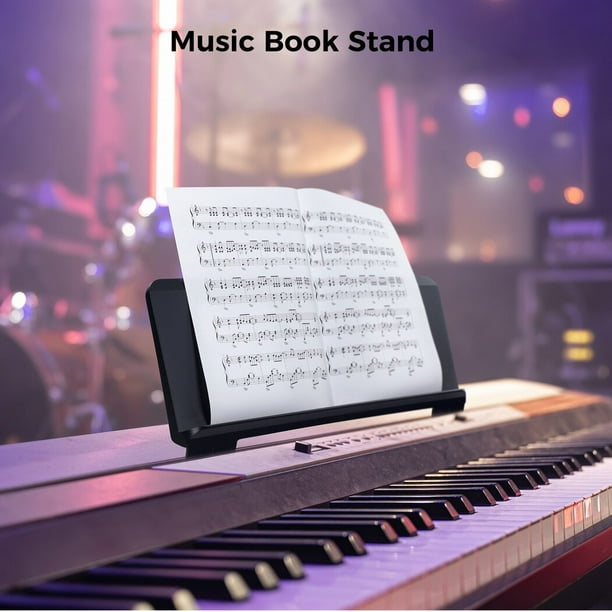 Sheet Music Stand, Portable Desktop Book Stand Sheet Music Stand for Casio Roland Yamaha P35 P45 P48 P105 P128 KB PSR YPT EW NP KBP DGX series - Walmart.com