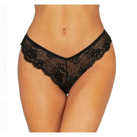 

Lacy Line Sexy Lace Thong Panties With Back Butterfly Appliqué