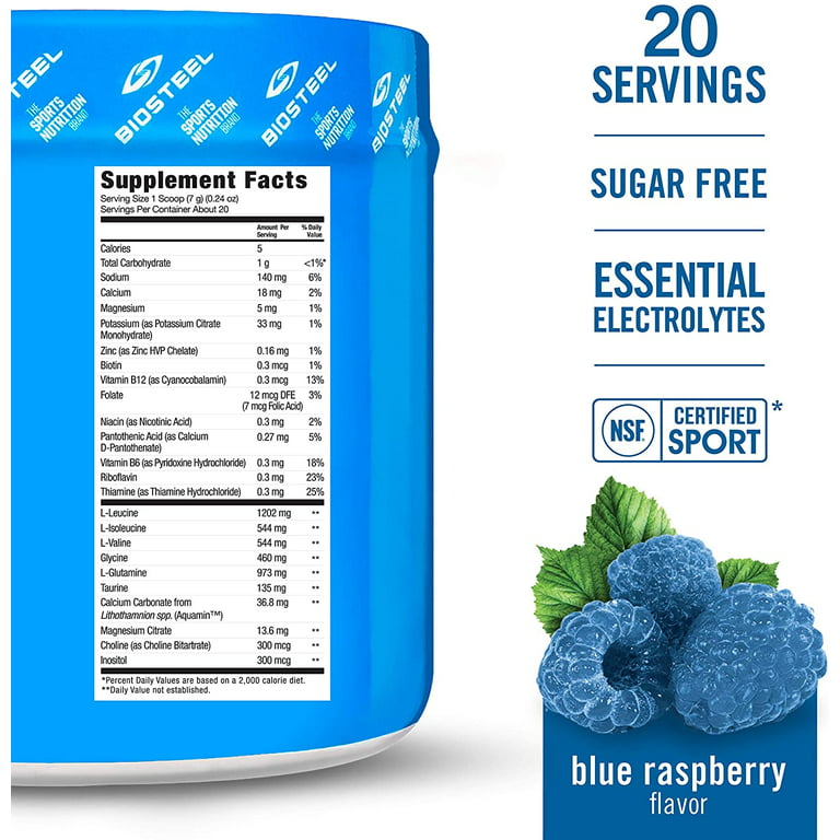Biosteel Sugar-Free Electrolyte Sports Drink 12 Pk. White Freeze, Best By  10/22