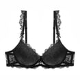 thumbnail image 6 of Women's Lace Push-up Bra Underwire Full Coverage Support Bra, 6 of 6