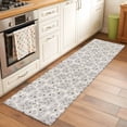 thumbnail image 2 of Farmhouse Flowers 2'x6' Runner Rugs for Hallway Kitchen Bedside Non Slip Washable, Vintage Country Botanical Florals Entryway Rug Runners with Rubber Backing, Long Carpet Runner for Laundry Room, 2 of 8