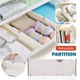 thumbnail image 1 of Drawer Organizer Divider Expandable Dresser Drawer Organizer Adjustable Drawer Organizer Divider For Kitchen Bedroom Bathroom Or Drawers, 1 of 7