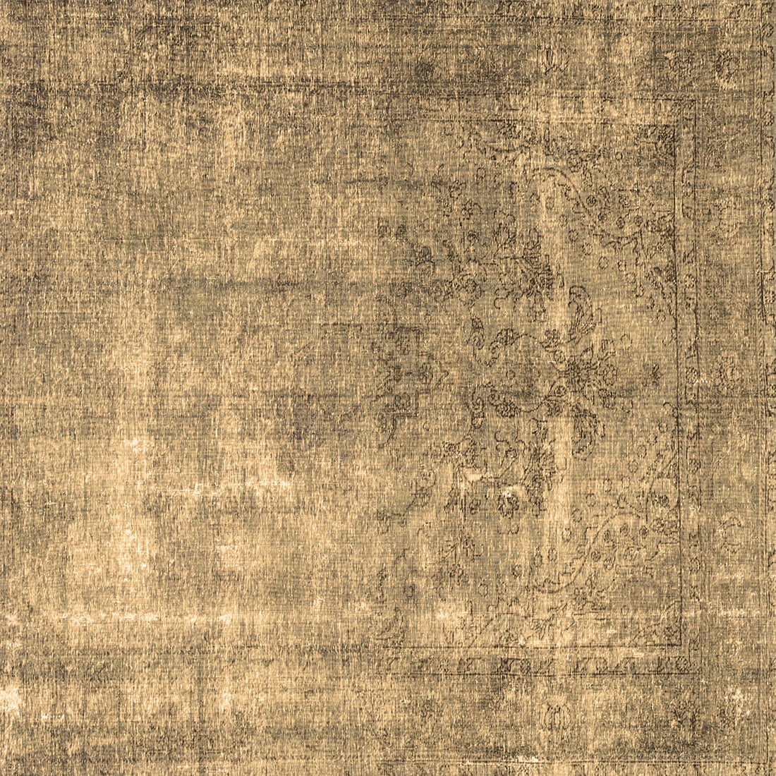 Ahgly Company Indoor Square Persian Brown Bohemian Area Rugs, 6' Square ...