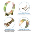 thumbnail image 3 of Unique Bargains 2Pack T-Bolt Hose Clamps, 92-97mm/3.62'-3.82' ID Range, Iron Radiator Hose Clamp Intake Clamp, 3 of 4