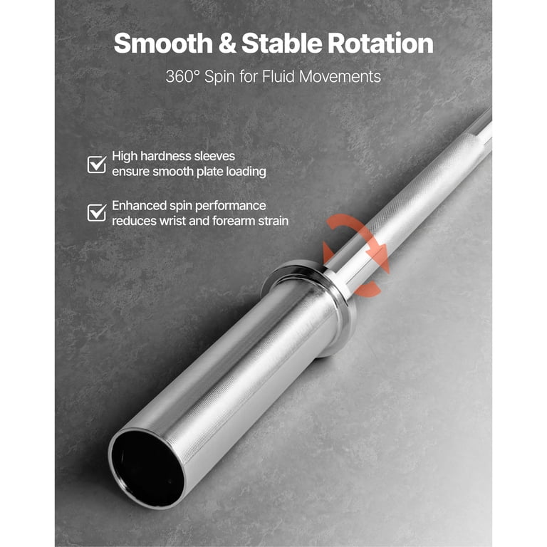 20.4kgプレート×2枚（BARBELL STANDARD） KFFKFF, 4FT Barbell Bar, OB-47, Compatible with 2-Inch Plates
