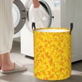 thumbnail image 5 of Cauagu duck floating in the pool for Laundry Basket,Collapsible Organizer Basket for Storage Bin Toy Bins Gift Baskets Bedroom Clothes Children Nursery Hamper-Small, 5 of 6