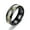 01 Stainless Steel-dark black, variant on Couple Men Women Stainless Steel Wedding Ring Titanium Engagement Band Size6-13➳-04 Titanium-silver-9