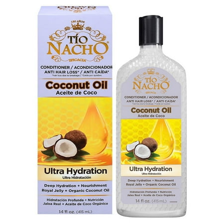 Genomma Tio Nacho Coconut Oil Ultra Hydrating Conditioner- Anti Hair Loss Coconut