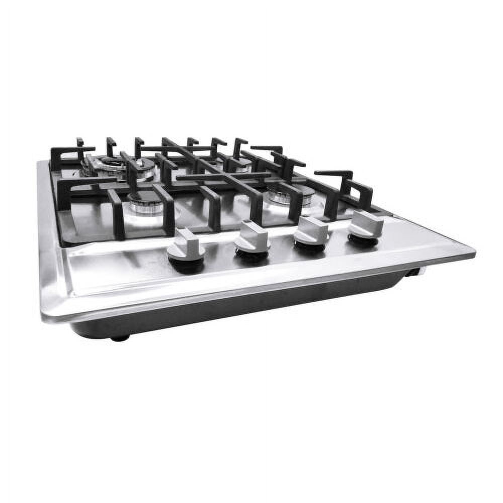 23inch 4 Burner Built-In Stove Top Gas Cooktop Kitchen Easy to Clean Gas Cooking
