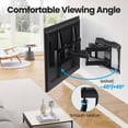 thumbnail image 4 of USX STAR Soporte de pared para TV de movimiento completo con certificación UL para la mayoría de televisores de 37 a 86 pulgadas, soporte giratorio para TV con nivel de extensión inclinable, VESA máx., 4 of 5