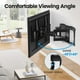 thumbnail image 4 of USX STAR Soporte de pared para TV de movimiento completo con certificación UL para la mayoría de televisores de 37 a 86 pulgadas, soporte giratorio para TV con nivel de extensión inclinable, VESA máx., 4 of 5