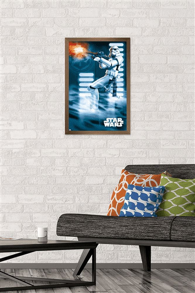Star Wars: A New Hope - Stormtrooper Wall Poster, 14.725" x 22.375", Framed