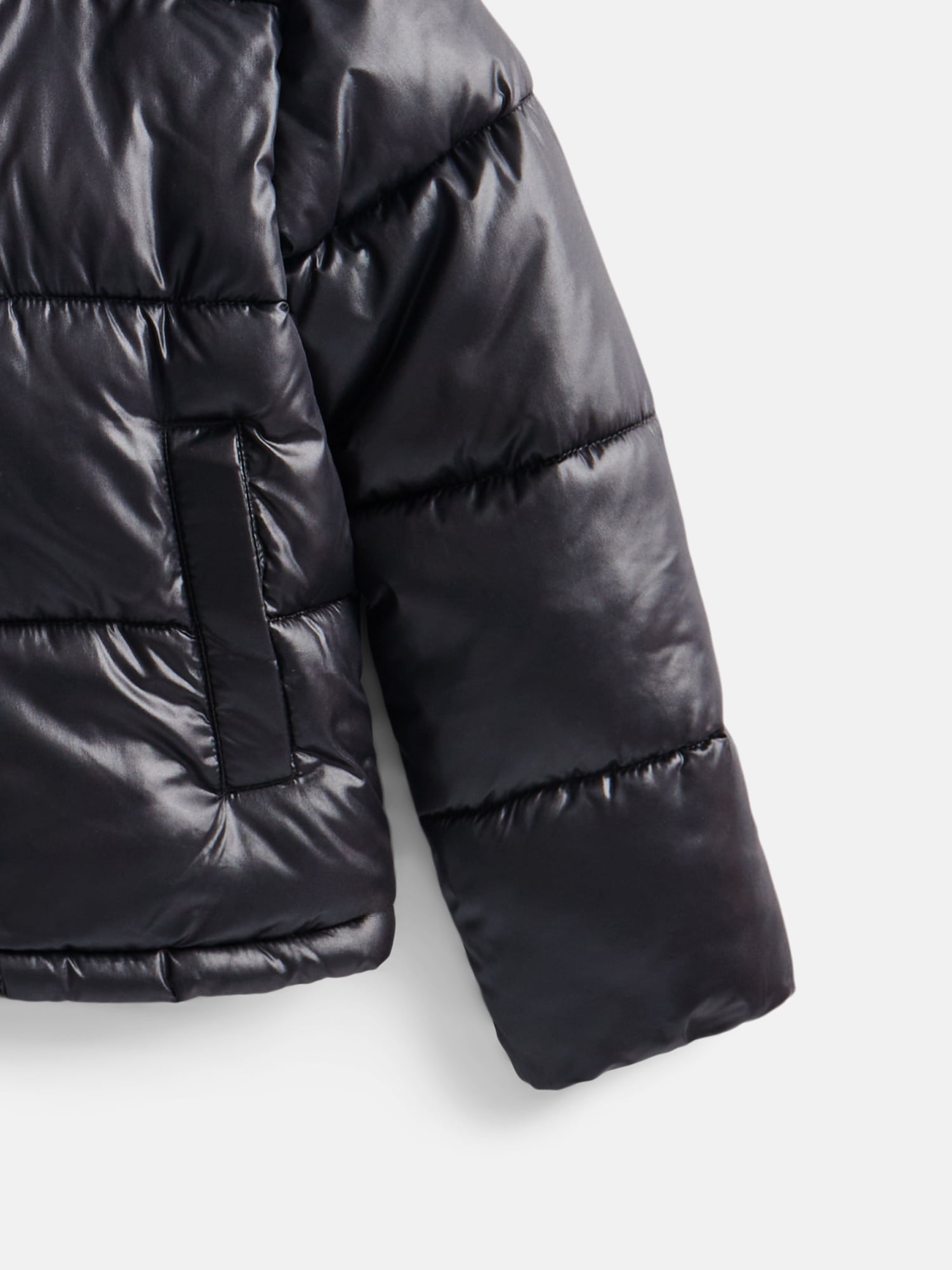 Wonder Nation Boys Woven Puffer Jacket, Sizes 4-18 & Husky