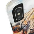 thumbnail image 2 of Cute iPhone Cases - Highland Harmony: Robust Rocky Mountain-Inspired Tough iPhone Case Featuring an Expressionism Fresco Highland Cow, Farm, 2 of 3