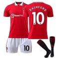 thumbnail image 1 of 2022-2023 New Manchester United Football Jersey Kits Adult Soccer Jersey Training T-shirt Shorts Suit-RASHFORD 10-S BmatwkZeng Bmatwk Jersey, 1 of 2