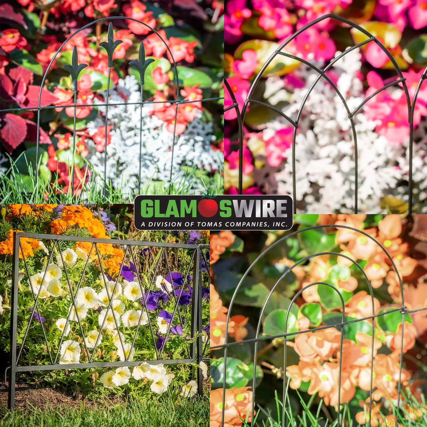 Glamos Wire 30 inch Heavy Duty Collapsible Peony Cage 2 Count