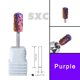 thumbnail image 3 of RolinStar-broca para uñas de tungsteno 6,6 de ambas manos, color morado, barril superior redondo grande, barril de carburo y el mejor removedor para polvo y, 3 of 4
