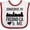 White and Red, variant on Inktastic Fresno California Someone Loves Me Skyline Boys or Girls Baby Bib